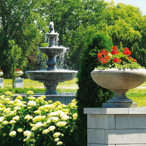 Cérémonie de bénédiction et d'inauguration du jardin du souvenir