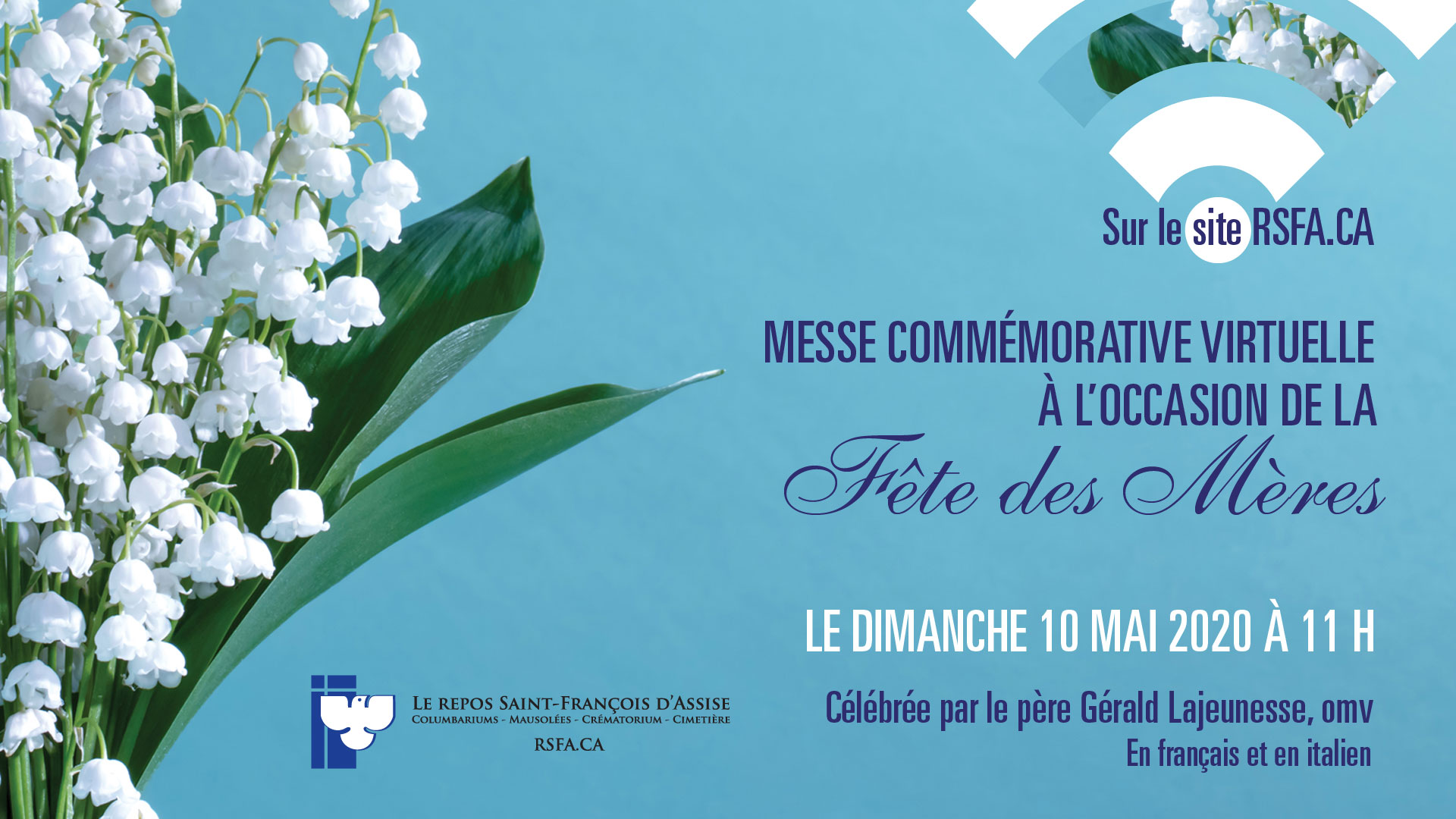 Messe commémorative virtuelle à l’occasion de la fête des Mères