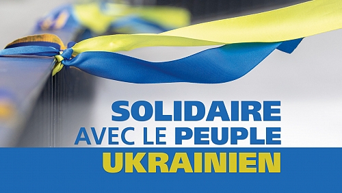 Solidaire avec le peuple Ukrainien