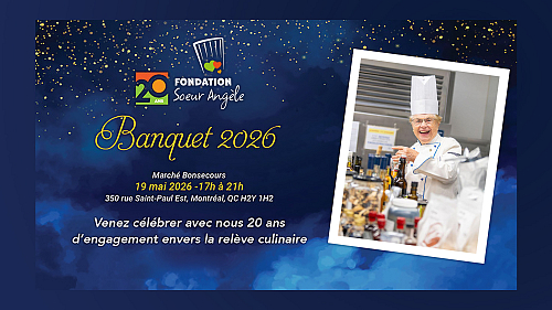 <h2>Fondation Soeur Angele | Banquet 2026</h2>